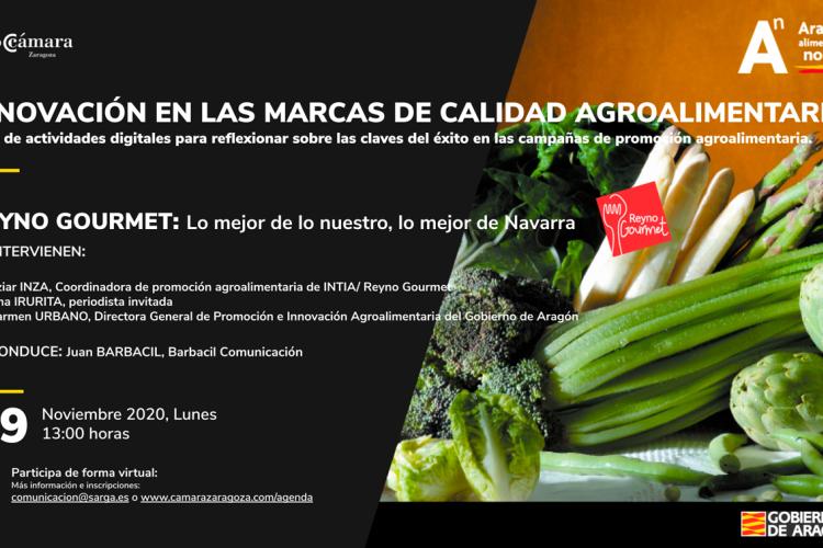 INTIA, sociedad pública adscrita al Departamento de Desarrollo Rural y Medio Ambiente del Gobierno de Navarra, es titular de la marca de garantía Reyno Gourmet, y entre sus finalidades se encuentra la promoción de los productos agroalimentarios.