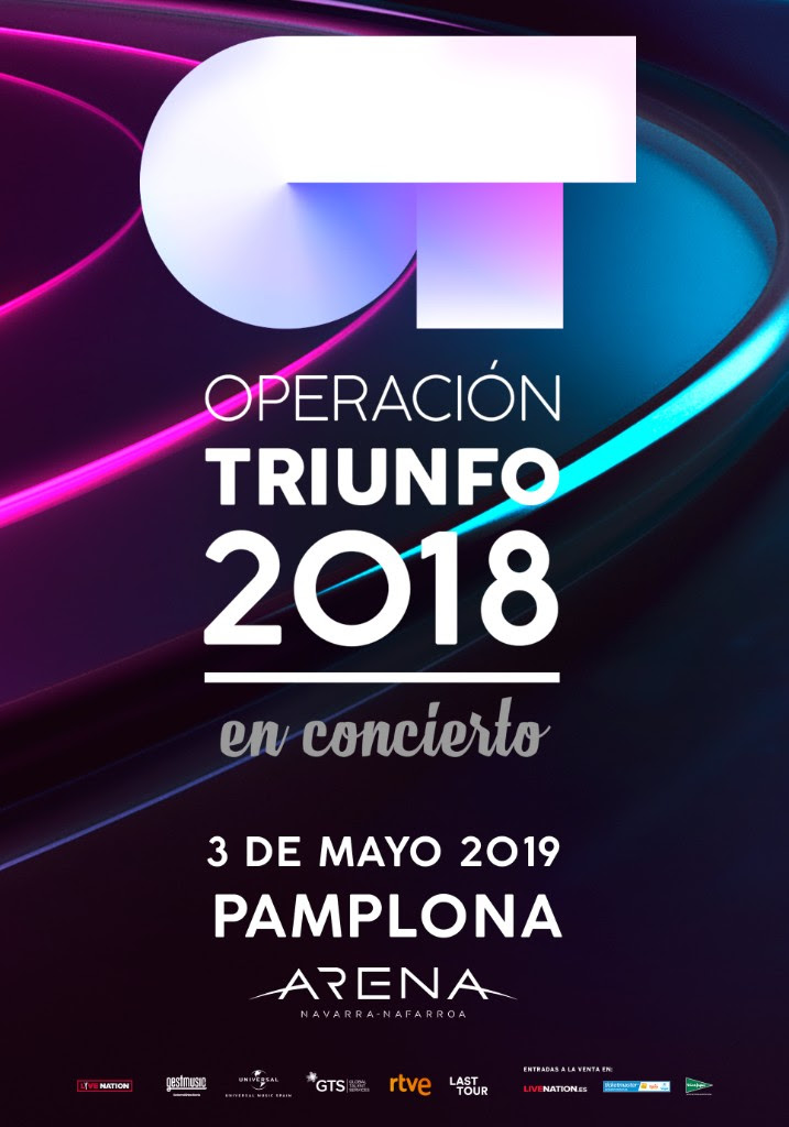 Cartel promocional del concierto de OT 2018