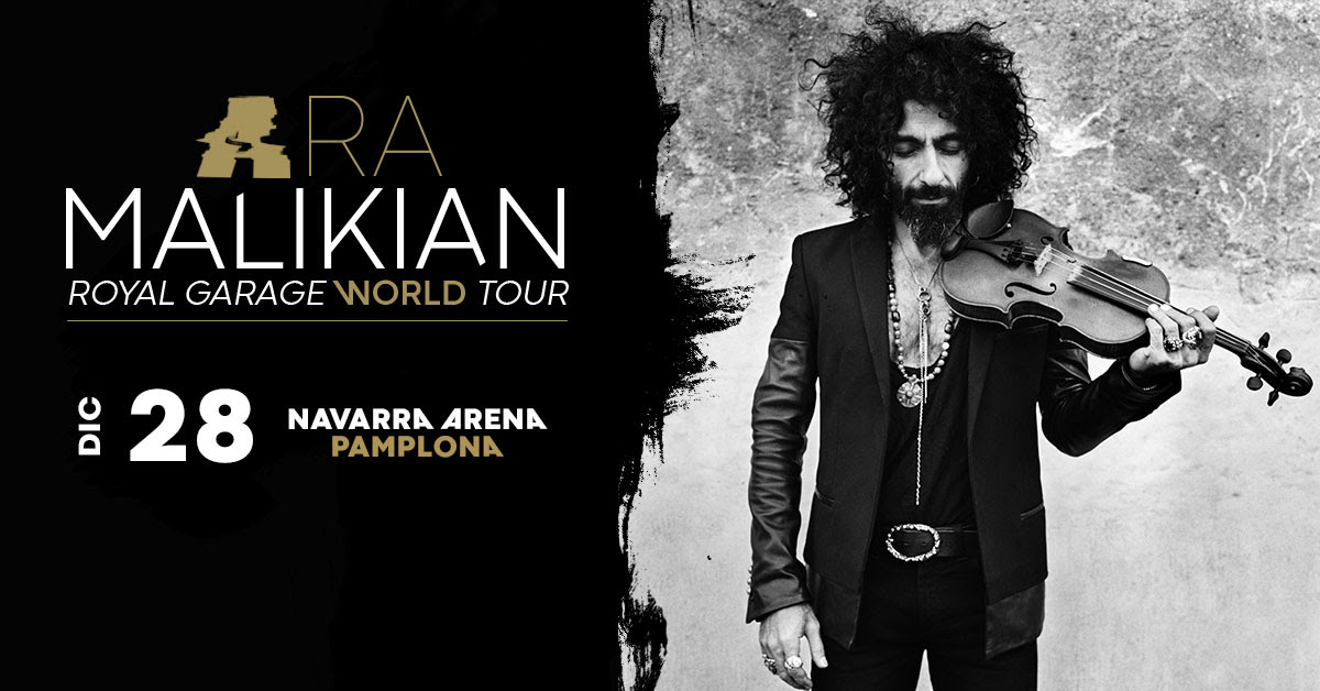 Cartel promocional del concierto de Ara Malikian