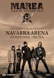 Cartel promocional del concierto de Marea