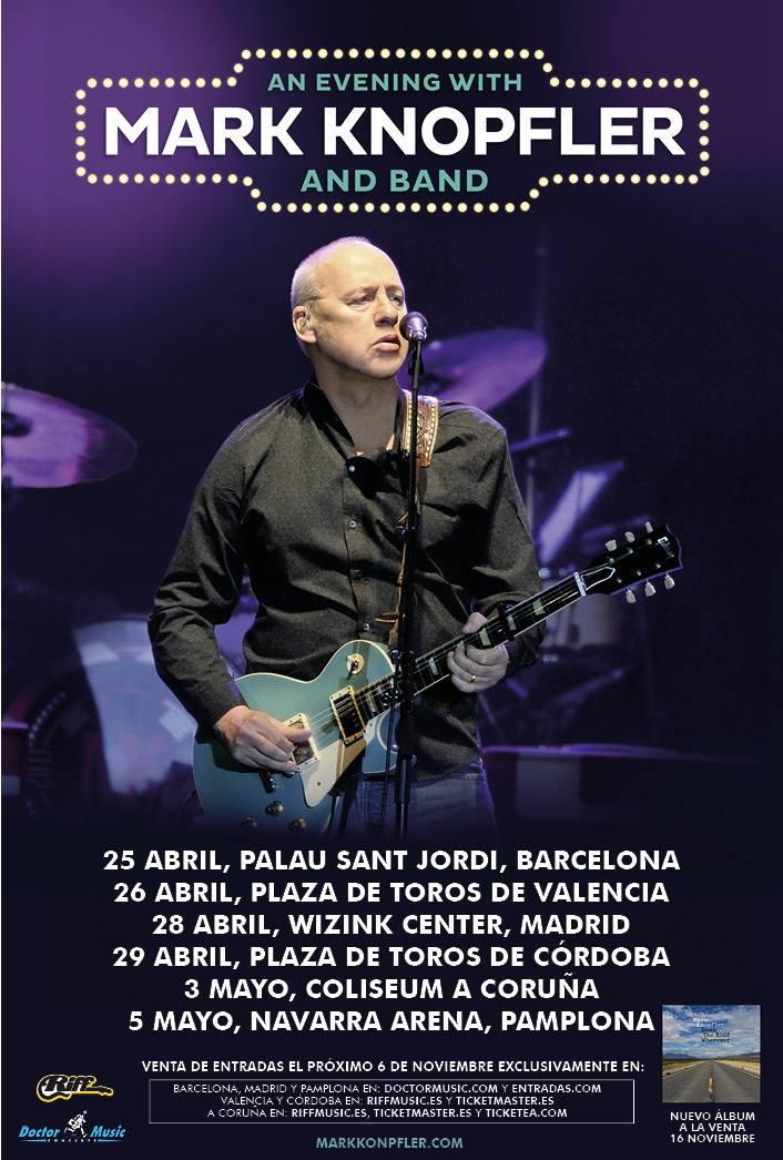 Fotografía de Mark Knopfler