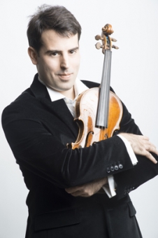Fotografía del violinista Amaury Coeytaux