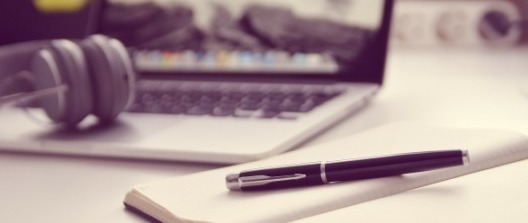 Fotografía de un escritorio