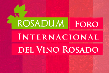 Cartel promocional del Foro Internacional del Vino Rosado «ROSADUM»