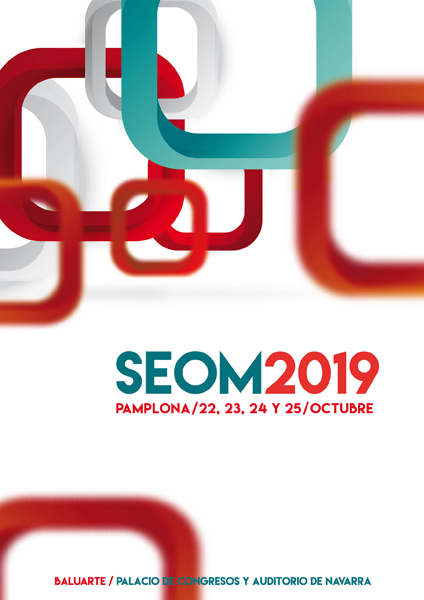 Cartel promocional del Congreso «SEOM2019»