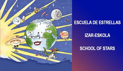 Cartel promocional de la Escuela de Estrellas