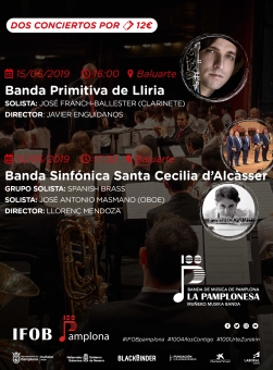 Cartel promocional del concierto «Bandas valencianas y solistas»