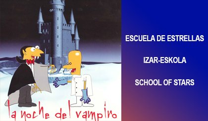 Cartel promocional de «La noche del vampiro»