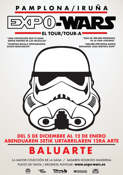 Cartel promocional de la exposición «Expo-Wars»