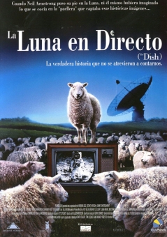 Cartel promocional de la película «La Luna en directo»