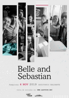 Cartel promocional del grupo «Belle & Sebastian»