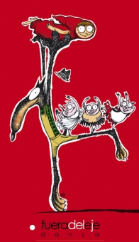 Cartel promocional del espectáculo de danza infantil «¿Quién teme al lobo feroz?»