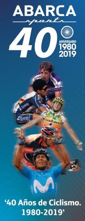 Cartel promocional del documental «40 años de ciclismo»