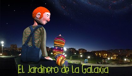 Cartel promocional de la película «El Jardinero de la Galaxia»