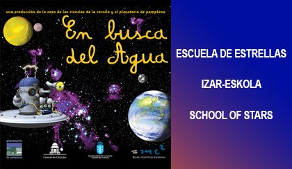 Cartel promocional de «En busca del agua»