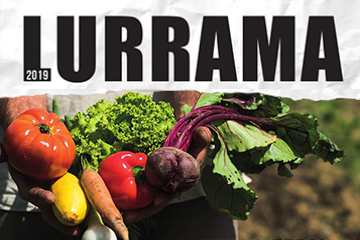 Cartel promocional de la Feria Agrícola de Biarritz - LURRAMA