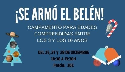Cartel promocional del campamento