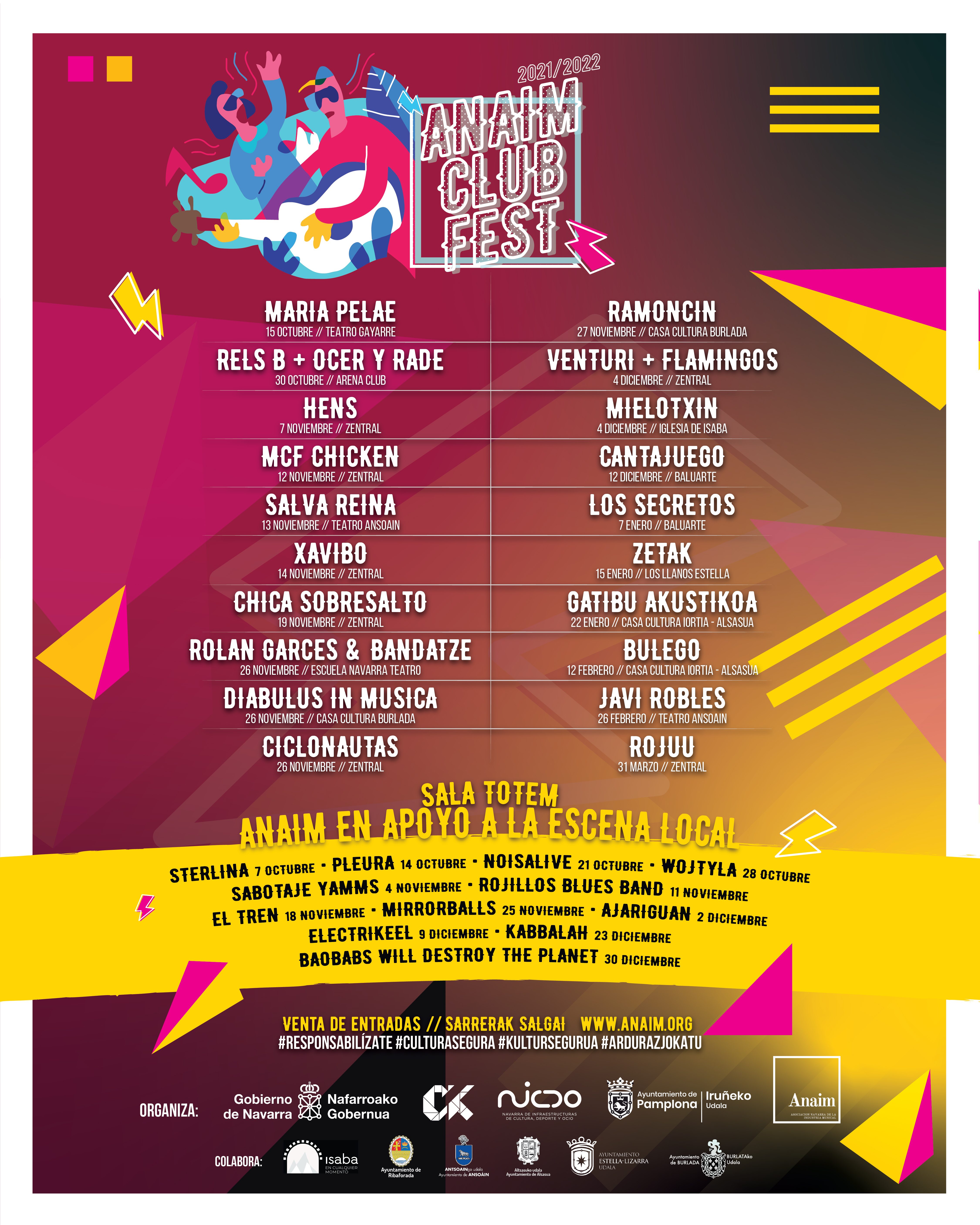 Fotografía del cartel promocional del festival