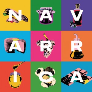Fotografía de la palabra navarra en colores