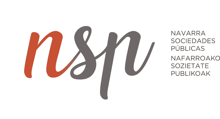 Logotipo de la marca común que aúna las sociedades públicas de Navarra: NSP