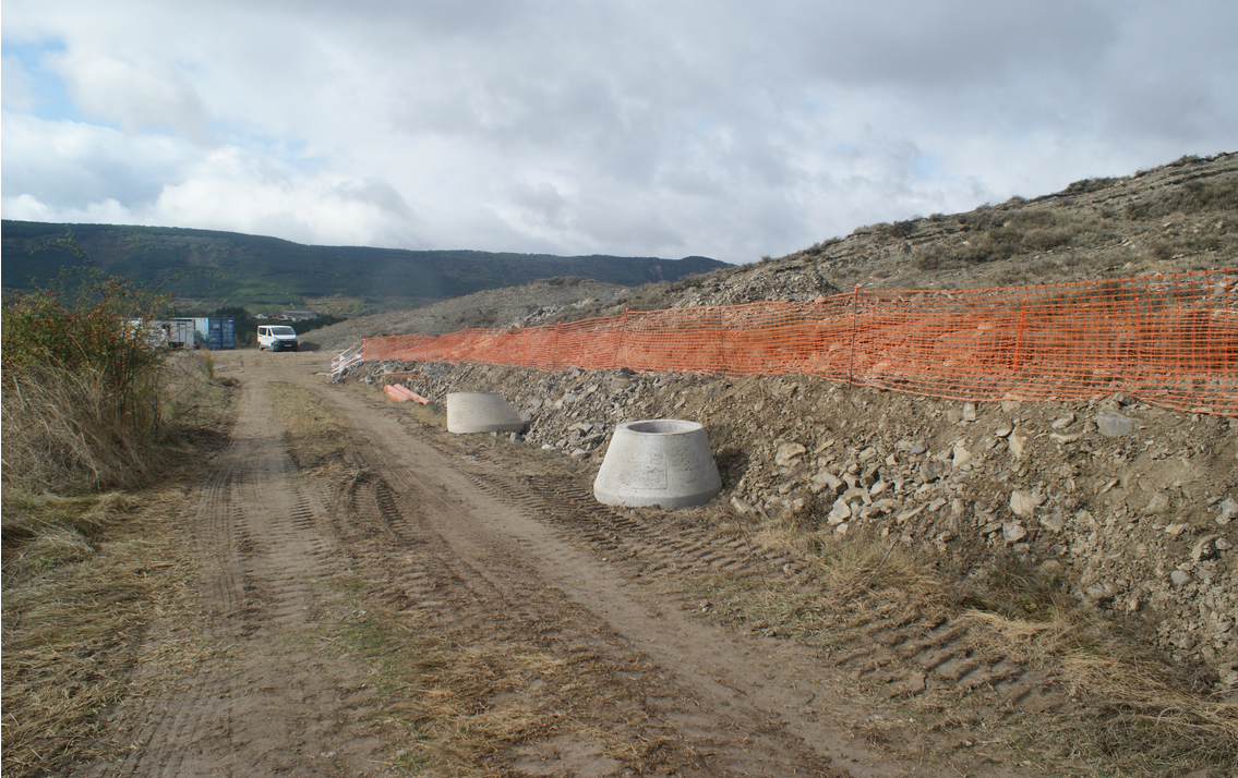 Inicio de las obras de construcción de la depuradora de Meoz.