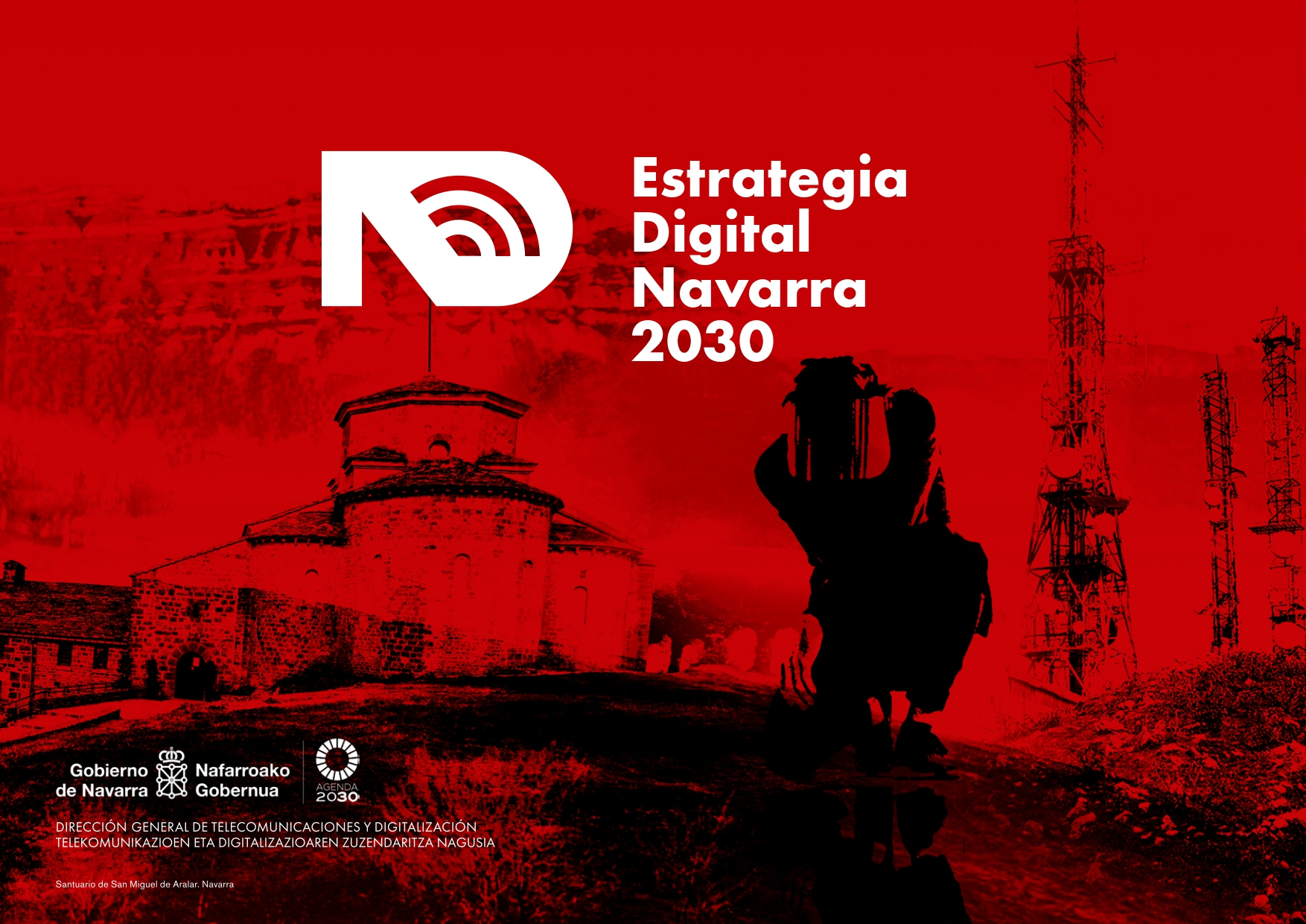 Fotografía de la portada del Plan Estratégico digital Navarra 2030