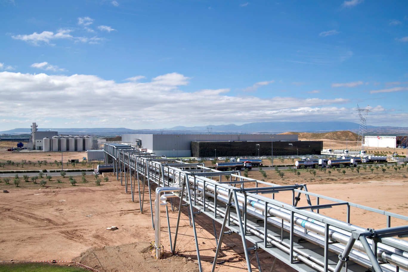 Fotografía de las instalaciones de la Ciudad Agroalimentaria de Tudela