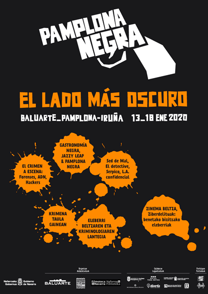 Cartel del Festival Pamplona Negra
