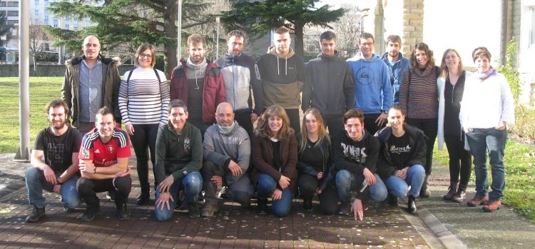 Grupo de asistentes a la formación en INTIA
