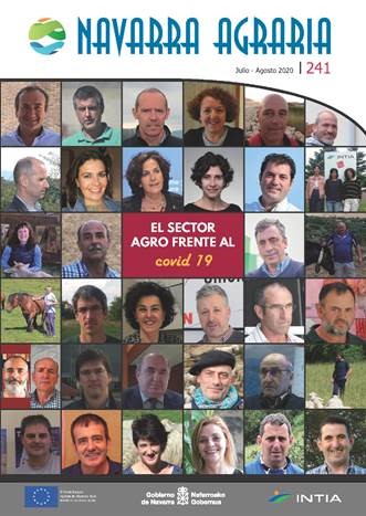 Portada del número especial de la revista Navarra Agraria sobre la situación del sector agro