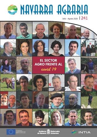 Portada del número especial de la revista Navarra Agraria sobre la situación del sector agro 