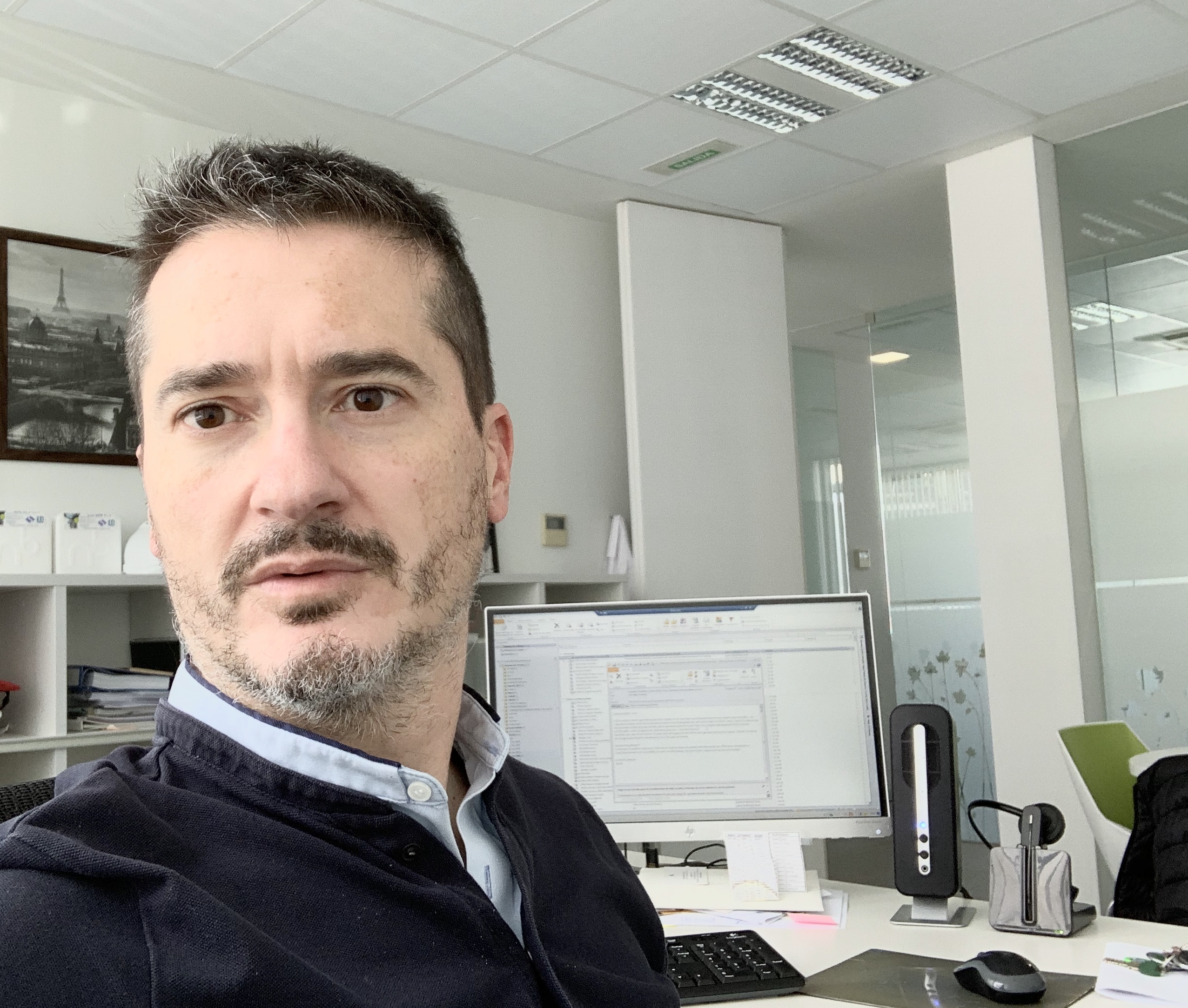 José Mateo es gerente de Salinas de Navarra, también llamada Saldosa.