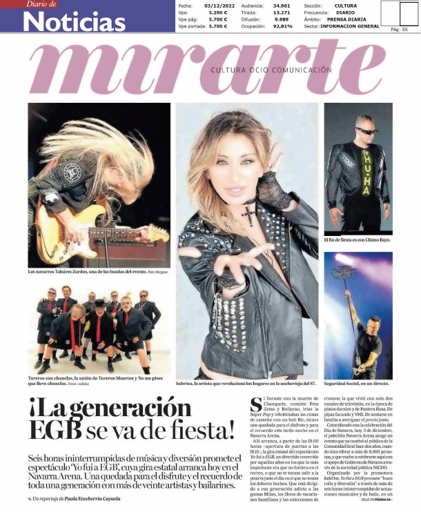 Fotografía del pantallazo de la noticia en la edición impresa del Diario de Noticias