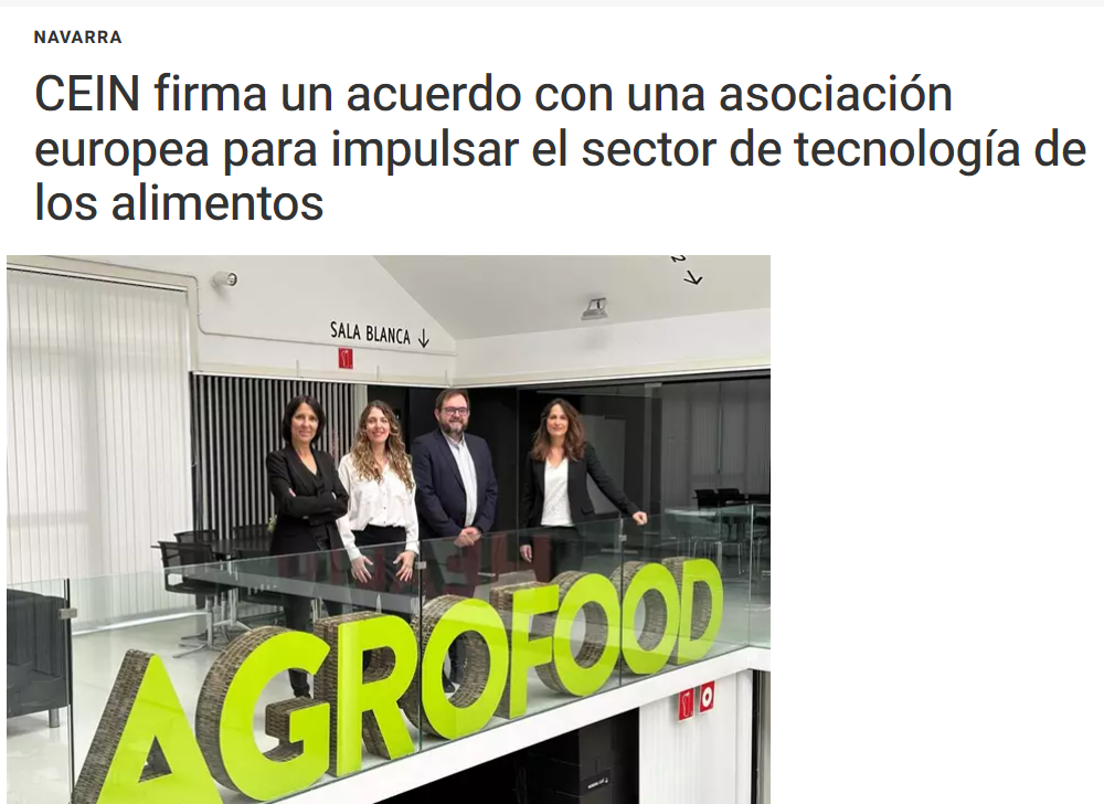 Fotografía del pantallazo de la noticia en la edición online de Europa Press