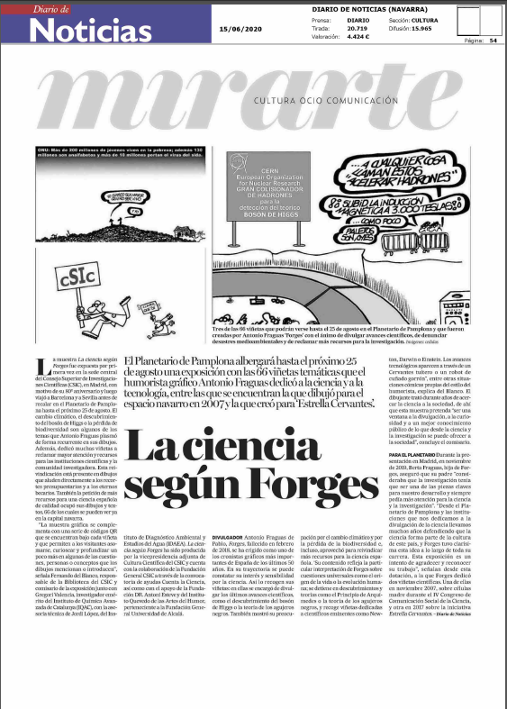 Fotografía de la noticia de la edición impresa