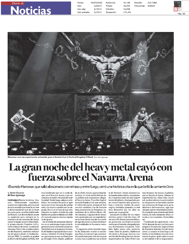 Fotografía del pantallazo de la noticia en la edición impresa de Diario de Noticias