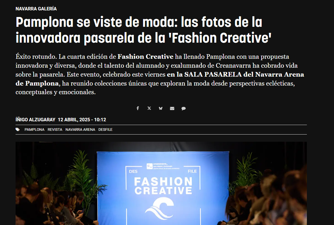 Fotografía del pantallazo de la noticia en la edición online de Ok Diario