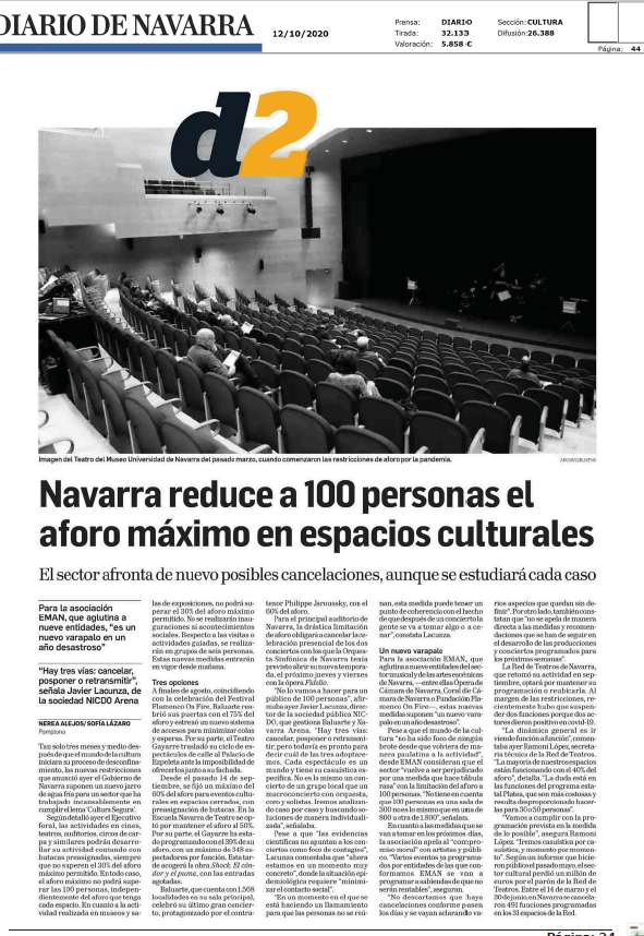 Noticia en la edición impresa del Diario de Navarra