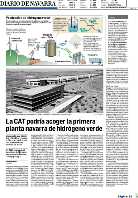 Noticia en la edición impresa del Diario de Navarra