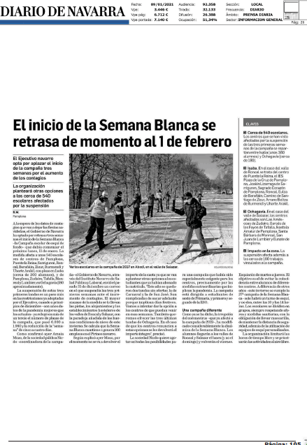 Noticia en la edición impresa del Diario de Navarra