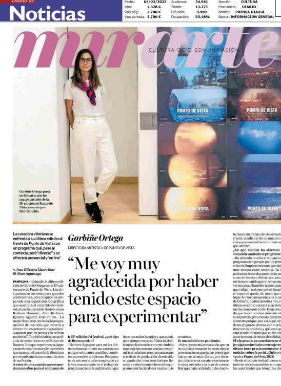 Fotografía del pantallazo de la noticia en la edición impresa del Diario de Noticias