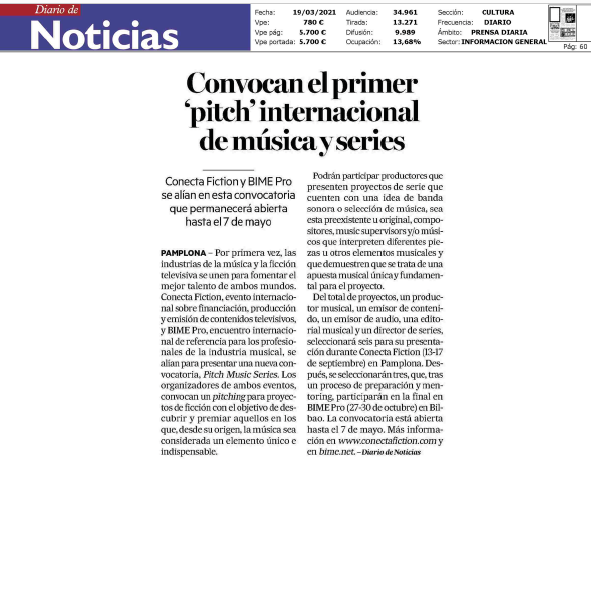 Fotografía del pantallazo de la noticia en la edición impresa del Diario de Noticias