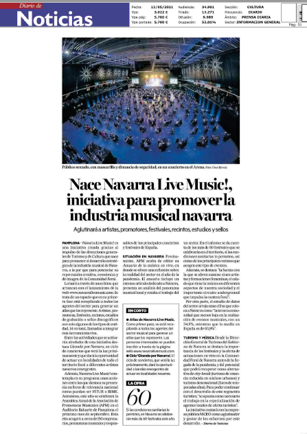Fotografía del pantallazo de la noticia en la edición impresa del Diario de Noticias