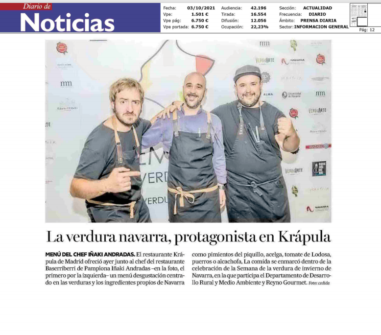 Fotografía del pantallazo de la noticia de la edición impresa del Diario de Noticias