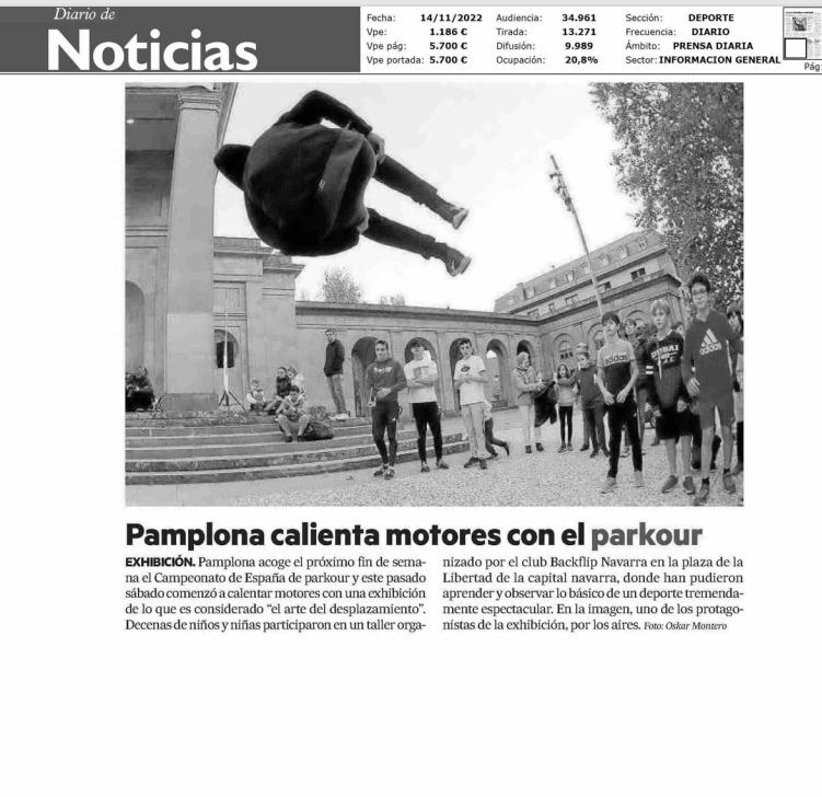 Fotografía del pantallazo de la noticia en la edición impresa del Diario de Noticias