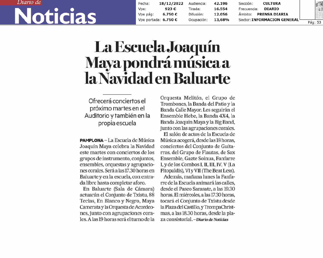 Fotografía del pantallazo de la noticia en la edición impresa del Diario de Noticias