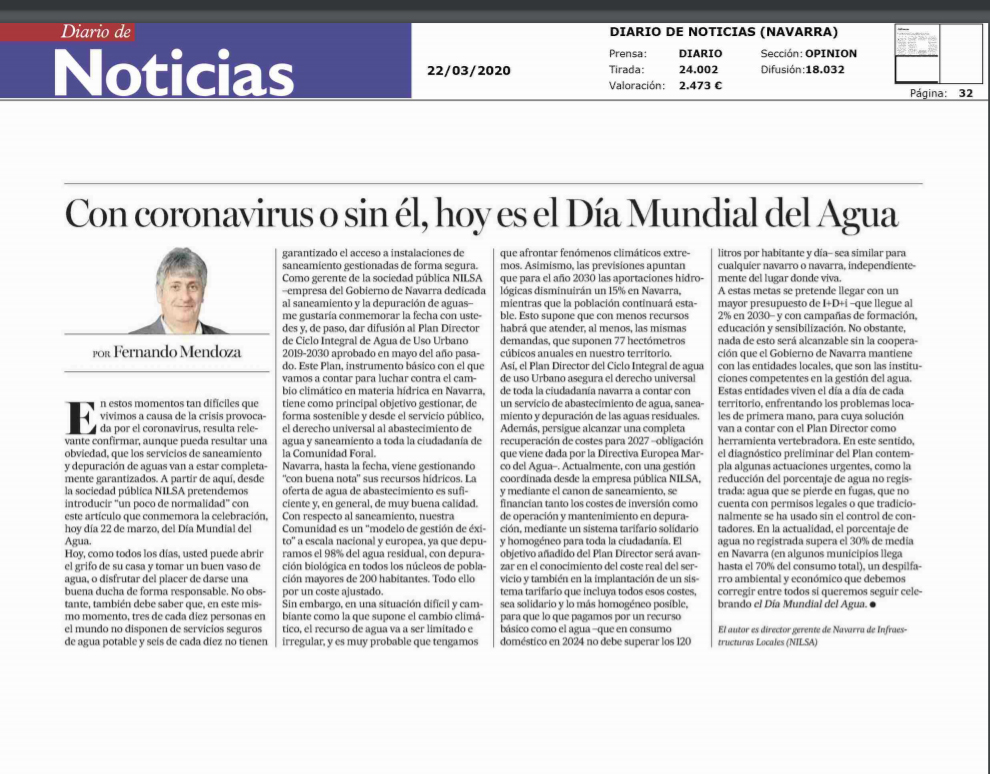 Imagen de la noticia. Fuente: Diario de Noticias de Navarra