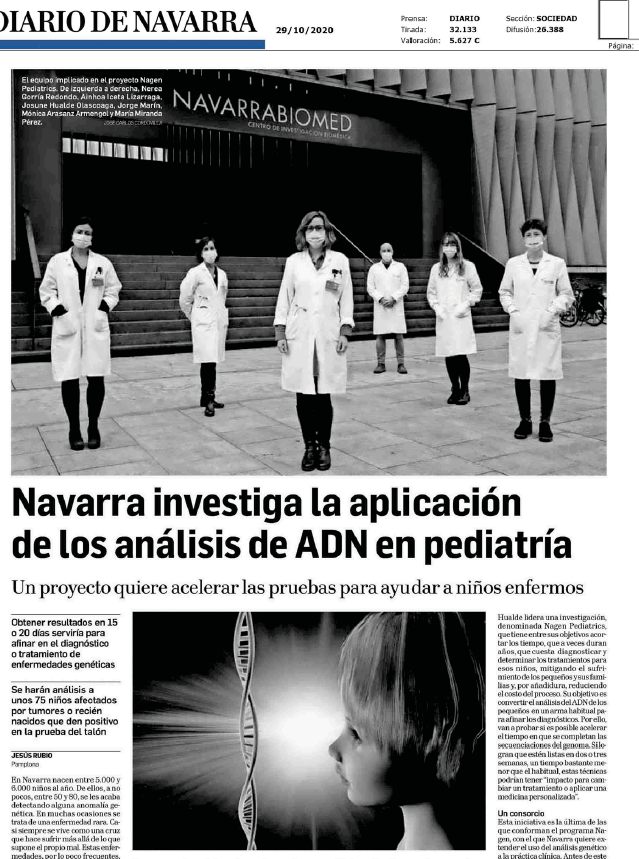 Noticia en la edición impresa del Diario de Navarra