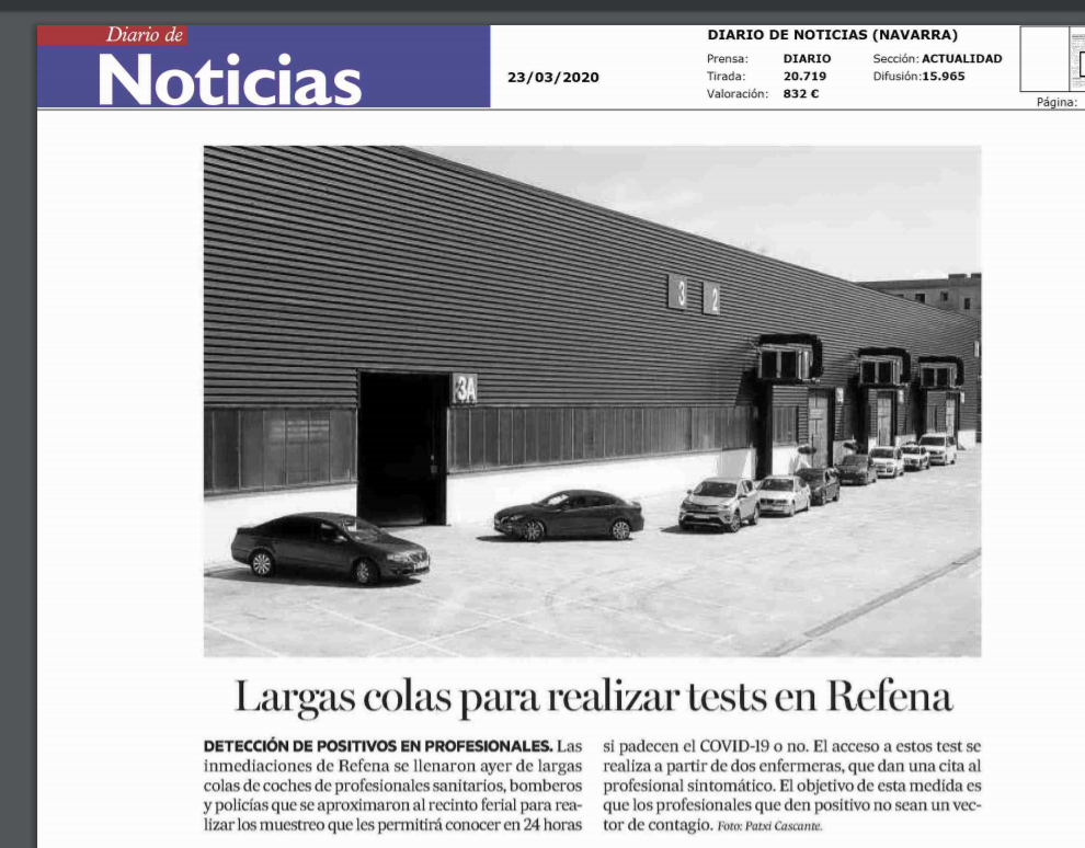 Imagen de la noticia. Fuente: Diario de Noticias de Navarra