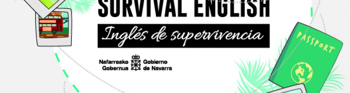 Cartel del curso Survival English